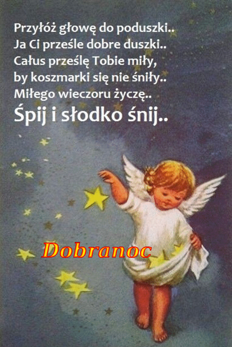 Aniołek miłego wieczoru